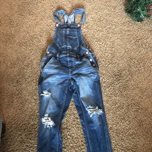 American Eagle XS Tomgirl Overalls